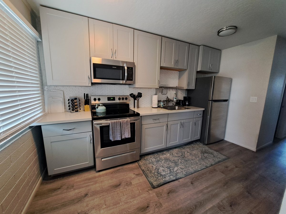 Bright remodeled kitchen at a managed short-term rental in Gilbert
