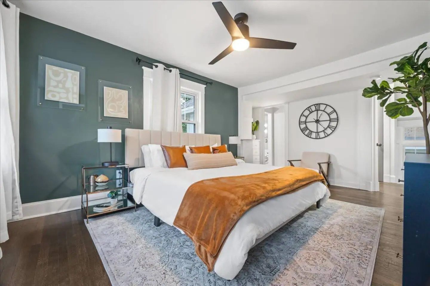 Clean guest bedroom — Kansas City